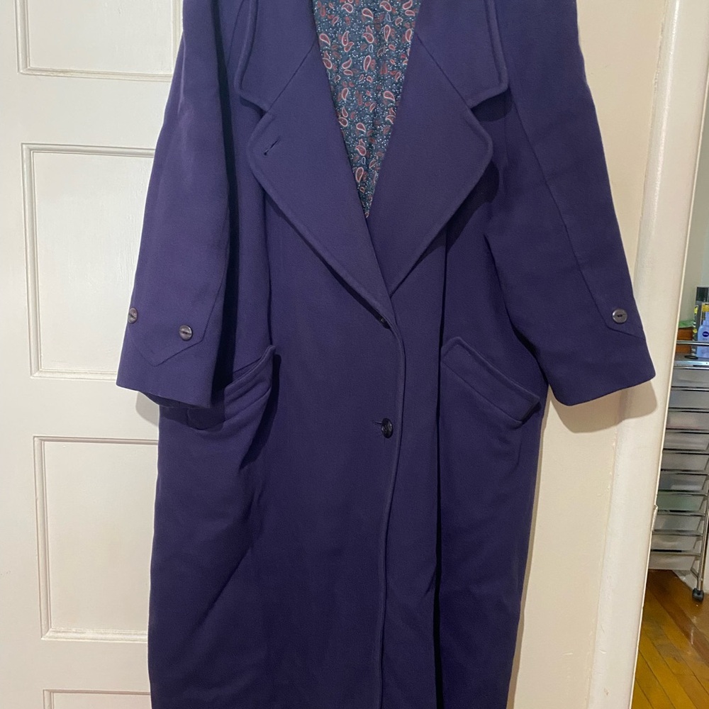 Vintage 80s Men’s Wool Coat